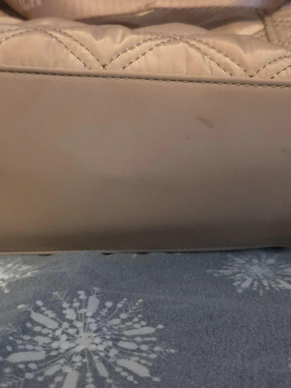 Steve Madden Quilted Work Tote Bag with Logo Strap